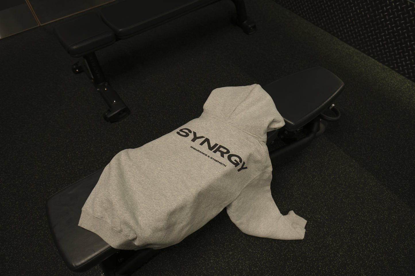 Fleeced Boxy Hoodie - Grey