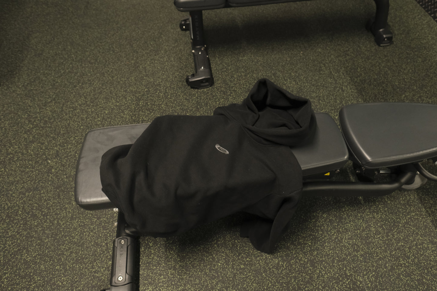 Fleeced Boxy Hoodie - Black