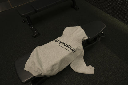 Fleeced Boxy Hoodie - Grey