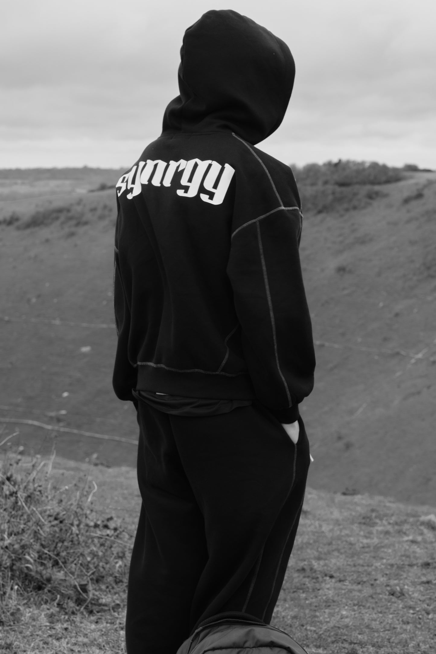 Stitched Boxy Training Hoodie